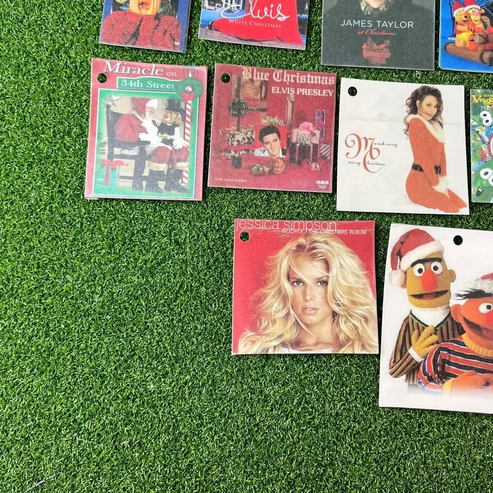 Vintage Lot Christmas Collectible Musical Gift Tags